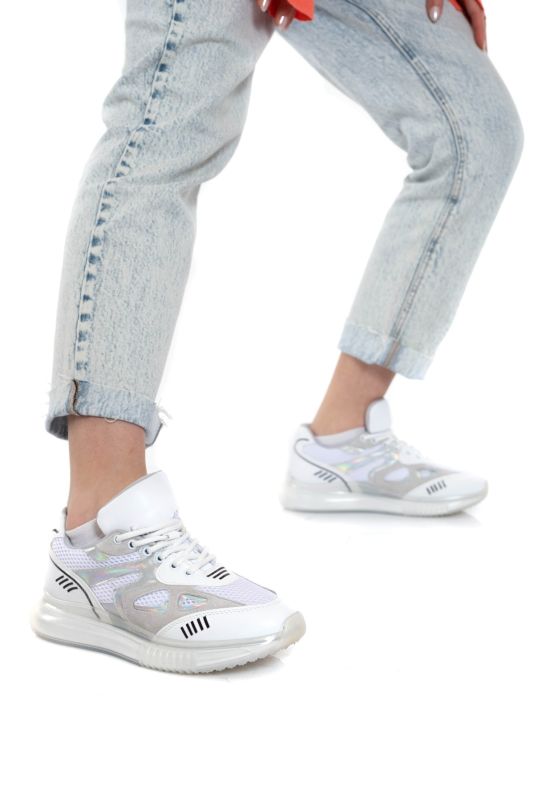 Mubiano 106-B Beyaz Kadın Spor Ayakkabı & Sneaker - 1