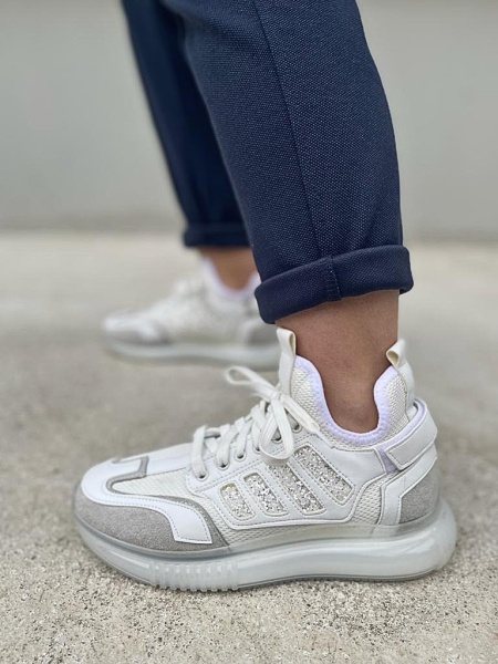 Mubiano 107-B Beyaz Kadın Spor Ayakkabı & Sneaker 