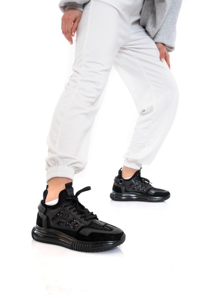 Mubiano 107-S Siyah Kadın Spor Ayakkabı & Sneaker 