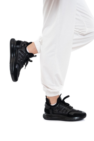 Mubiano 107-S Siyah Kadın Spor Ayakkabı & Sneaker - 4
