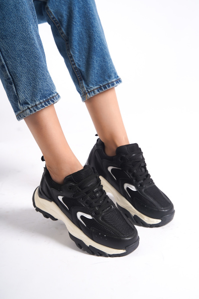 Mubiano 266-S Siyah Kadın Spor Ayakkabı & Sneaker - 2