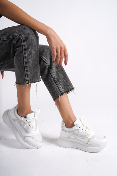 Mubiano 315-B Beyaz Kadın Spor Ayakkabı & Sneaker - 1