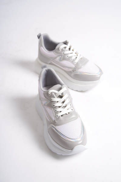 Mubiano 315-GR Gri Kadın Spor Ayakkabı & Sneaker - 7