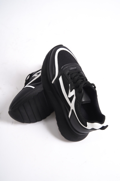 Mubiano 315-SB Siyah/Beyaz Kadın Spor Ayakkabı & Sneaker - 8