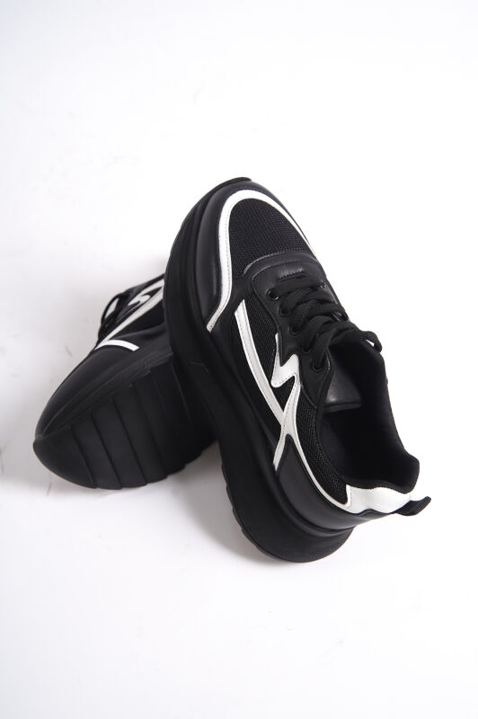 Mubiano 315-SB Siyah/Beyaz Kadın Spor Ayakkabı & Sneaker - 5