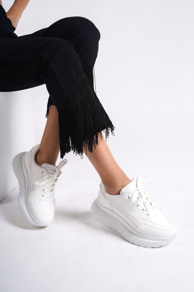 Mubiano 316-B Beyaz Kadın Spor Ayakkabı & Sneaker 