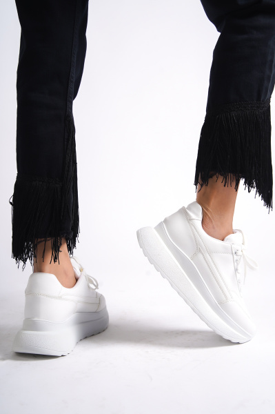 Mubiano 316-B Beyaz Kadın Spor Ayakkabı & Sneaker - 11