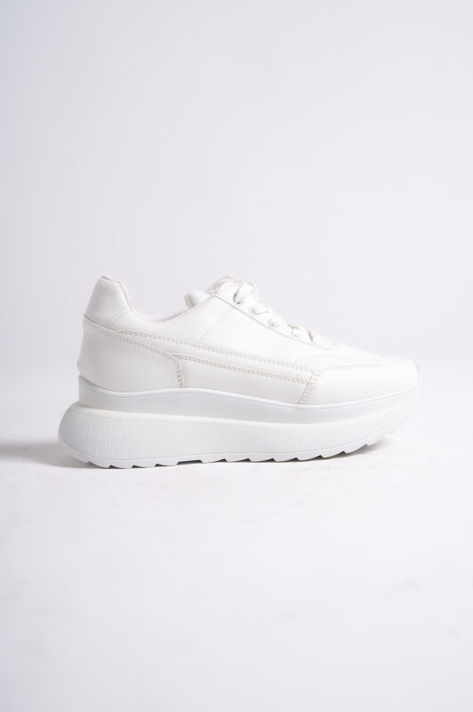Mubiano 316-B Beyaz Kadın Spor Ayakkabı & Sneaker - 5