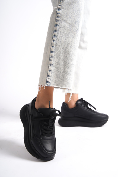 Mubiano 316-S Siyah Kadın Spor Ayakkabı & Sneaker - 6