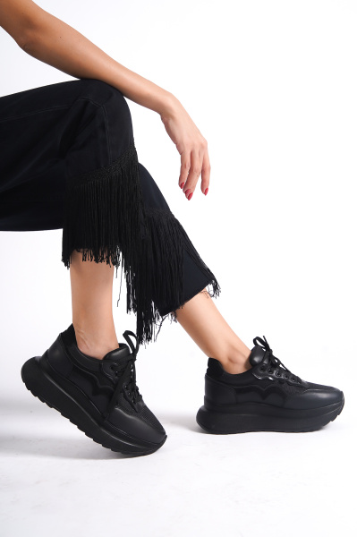 Mubiano 317-S Siyah Kadın Spor Ayakkabı & Sneaker 