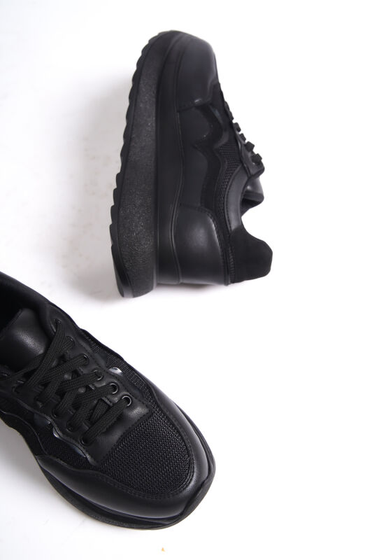 Mubiano 317-S Siyah Kadın Spor Ayakkabı & Sneaker - 3