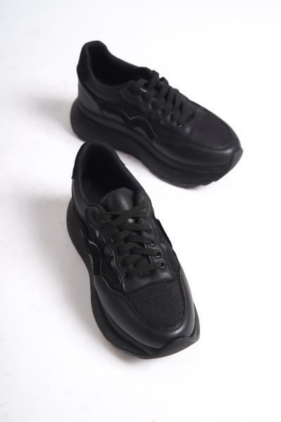 Mubiano 317-S Siyah Kadın Spor Ayakkabı & Sneaker - 4