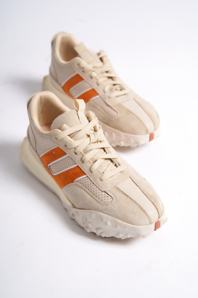 Mubiano 559-BJO Bej/Oranj Kadın Spor Ayakkabı & Sneaker - 7