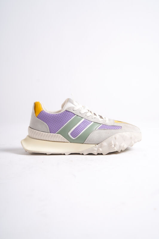 Mubiano 559-LS Lila/Sarı Kadın Spor Ayakkabı & Sneaker - 3
