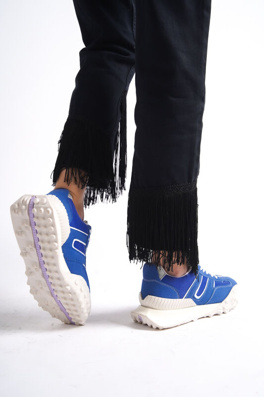 Mubiano 559-M Mavi Kadın Spor Ayakkabı & Sneaker - 8