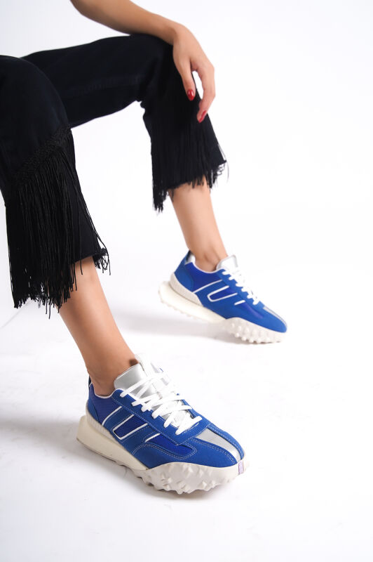 Mubiano 559-M Mavi Kadın Spor Ayakkabı & Sneaker - 2