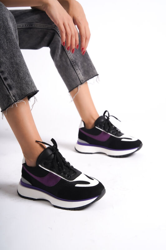 Mubiano 600-MRS Mor/Siyah Kadın Spor Ayakkabı & Sneaker - 2