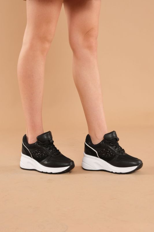 Mubiano 910-S Siyah Kadın Spor Ayakkabı & Sneaker - 2