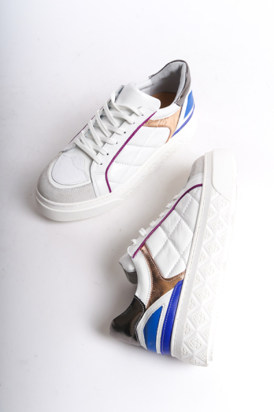 Mubiano Collection Kadın Deri Spor Ayakkabı & Sneaker Beyaz -MCRGN6062-B - 11