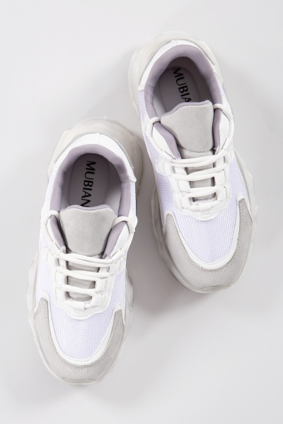 Mubiano Como Beyaz Kadın Spor Ayakkabı - 5