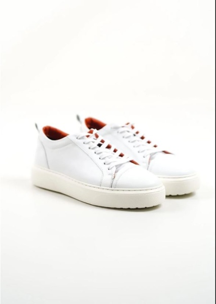 Mubiano M3-B Beyaz Hakiki Deri Erkek Spor Ayakkabı & Sneaker - 7