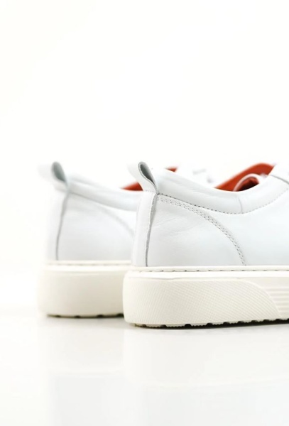 Mubiano M3-B Beyaz Hakiki Deri Erkek Spor Ayakkabı & Sneaker - 8