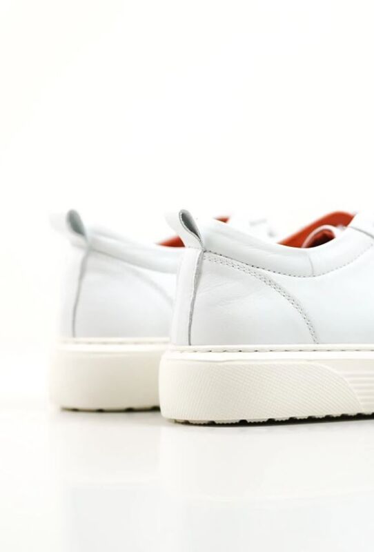 Mubiano M3-B Beyaz Hakiki Deri Erkek Spor Ayakkabı & Sneaker - 8