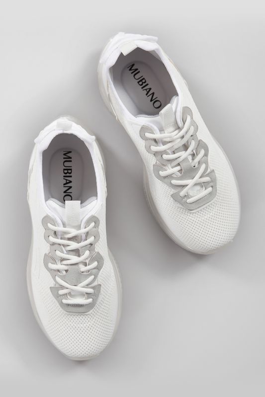 Mubiano Potenza Beyaz Kadın Spor Ayakkabı - 5